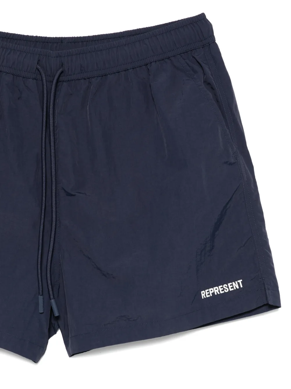  Represent Drawstring-fastening Swim Shorts - Blue 