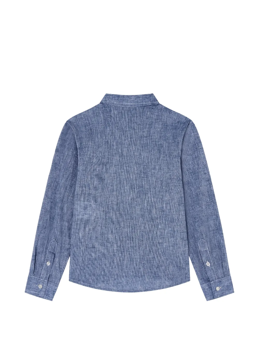 Emporio Armani Kids Shirt met knopen Blauw