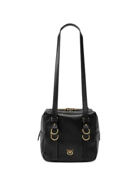 PINKO bolsa de hombro con placa del logo