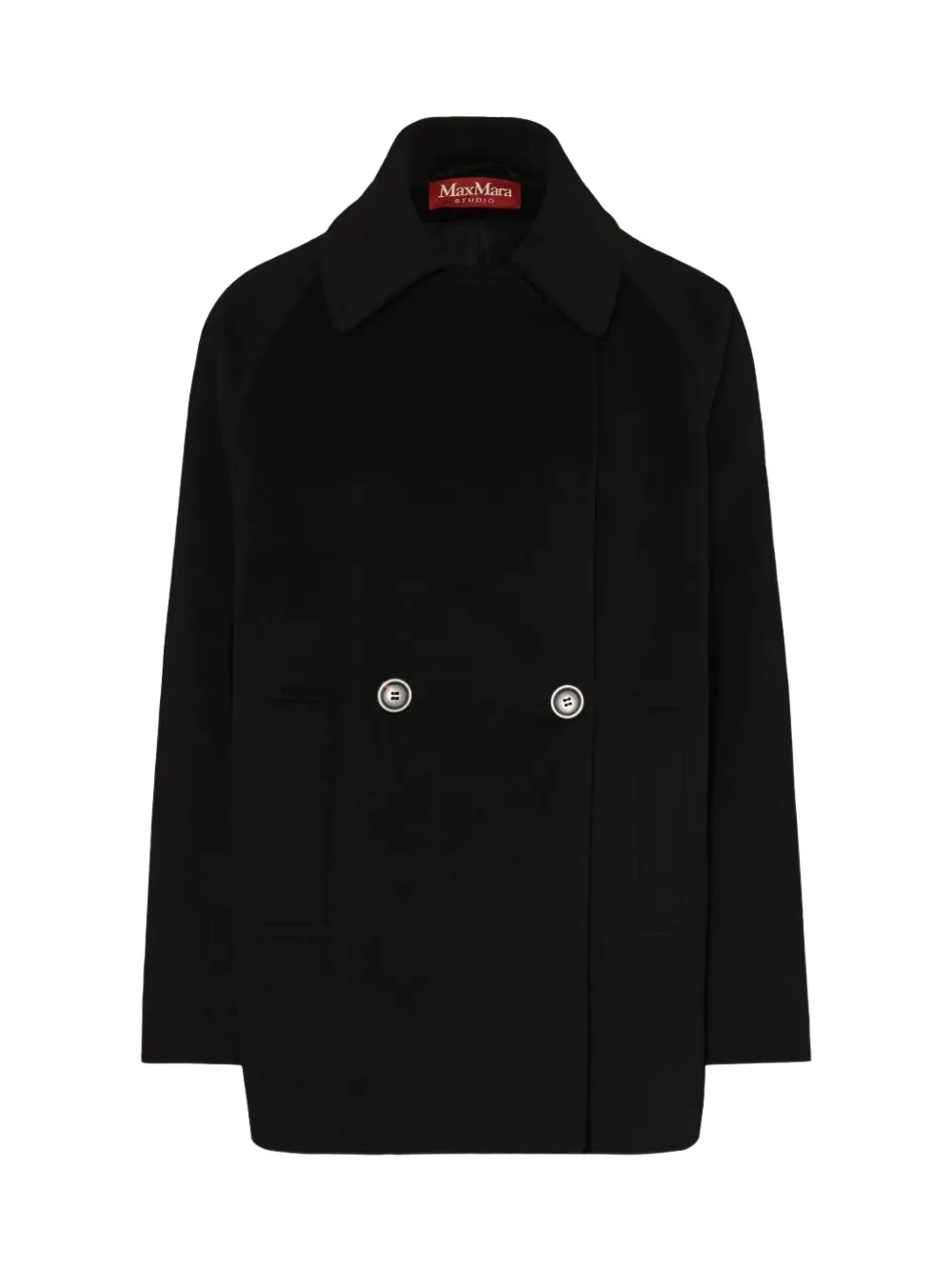  Max Mara Ariana Double-breasted Coat - Black 