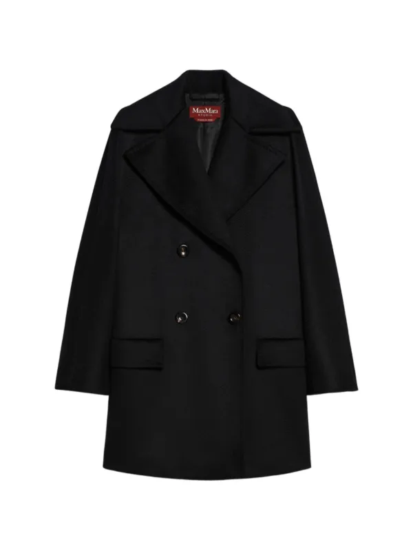 Max Mara Ariana double-breasted Coat | Black | FARFETCH