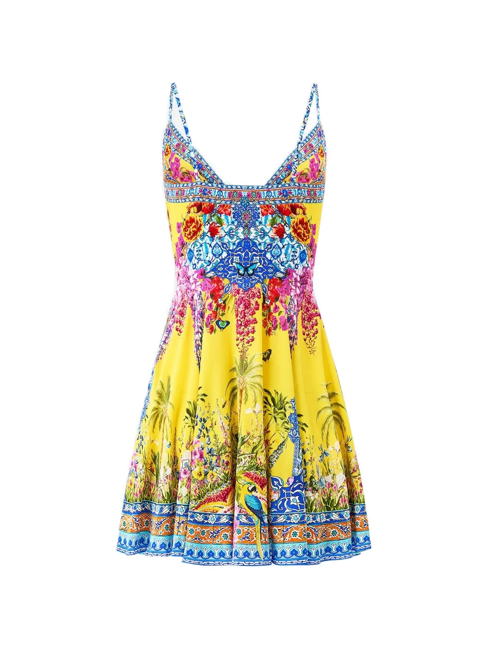 Tie-Front Mini Dress