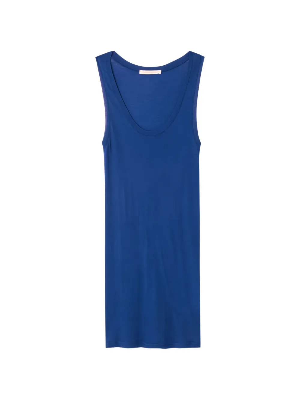 American Vintage fitted scoop-neck tank top - Blu