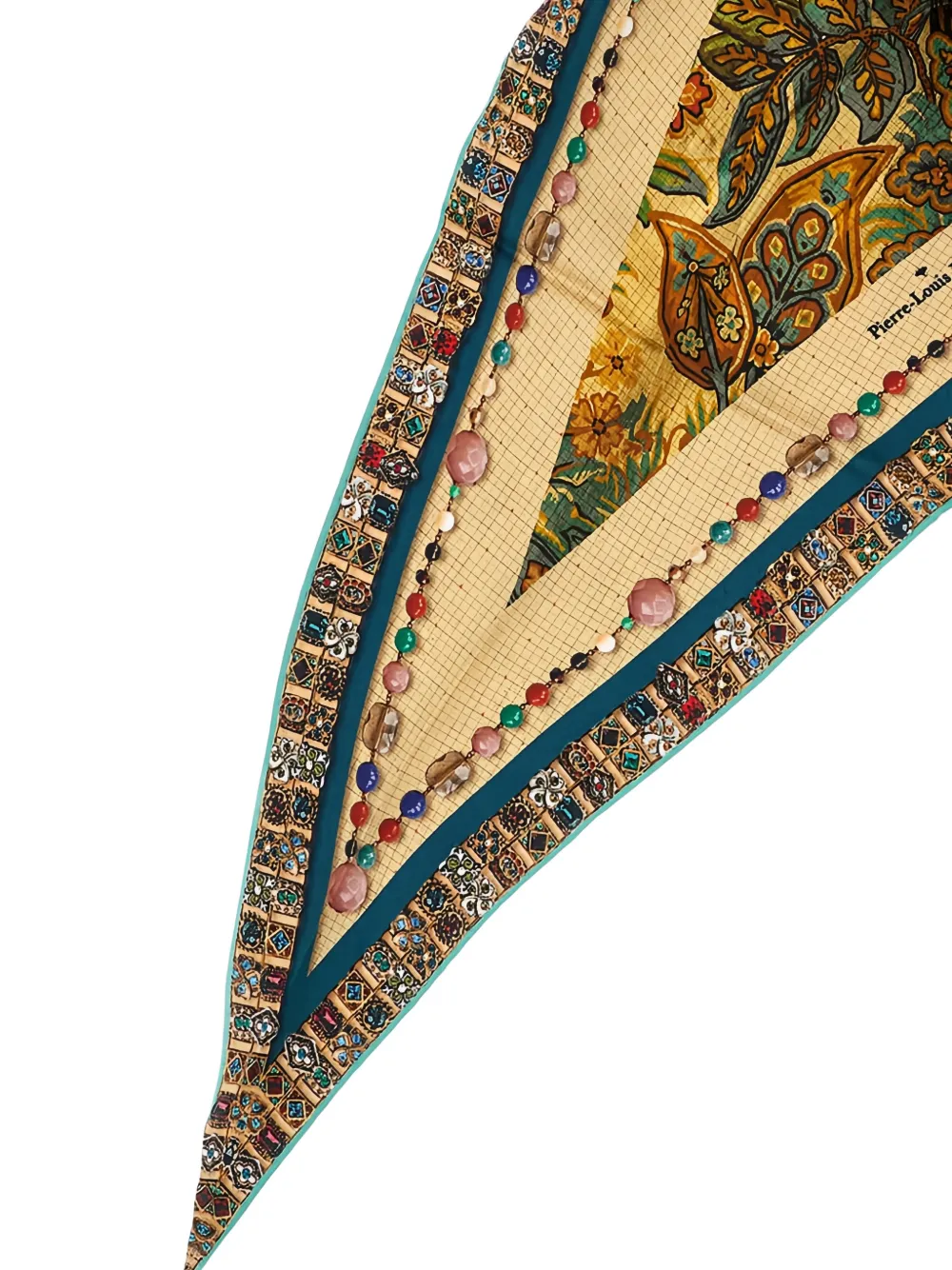  Pierre-louis Mascia Patterned Scarf - Neutrals 