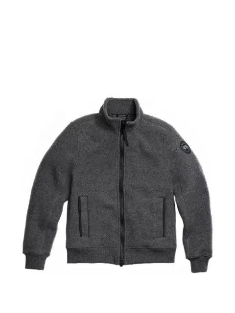 Canada Goose logo-patch zip jacket