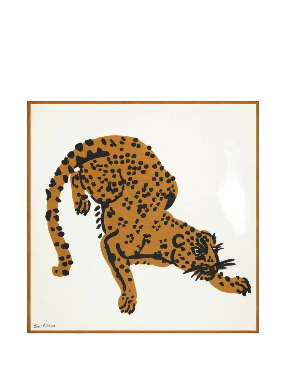 Inoui Editions feline square scarf - Toni neutri