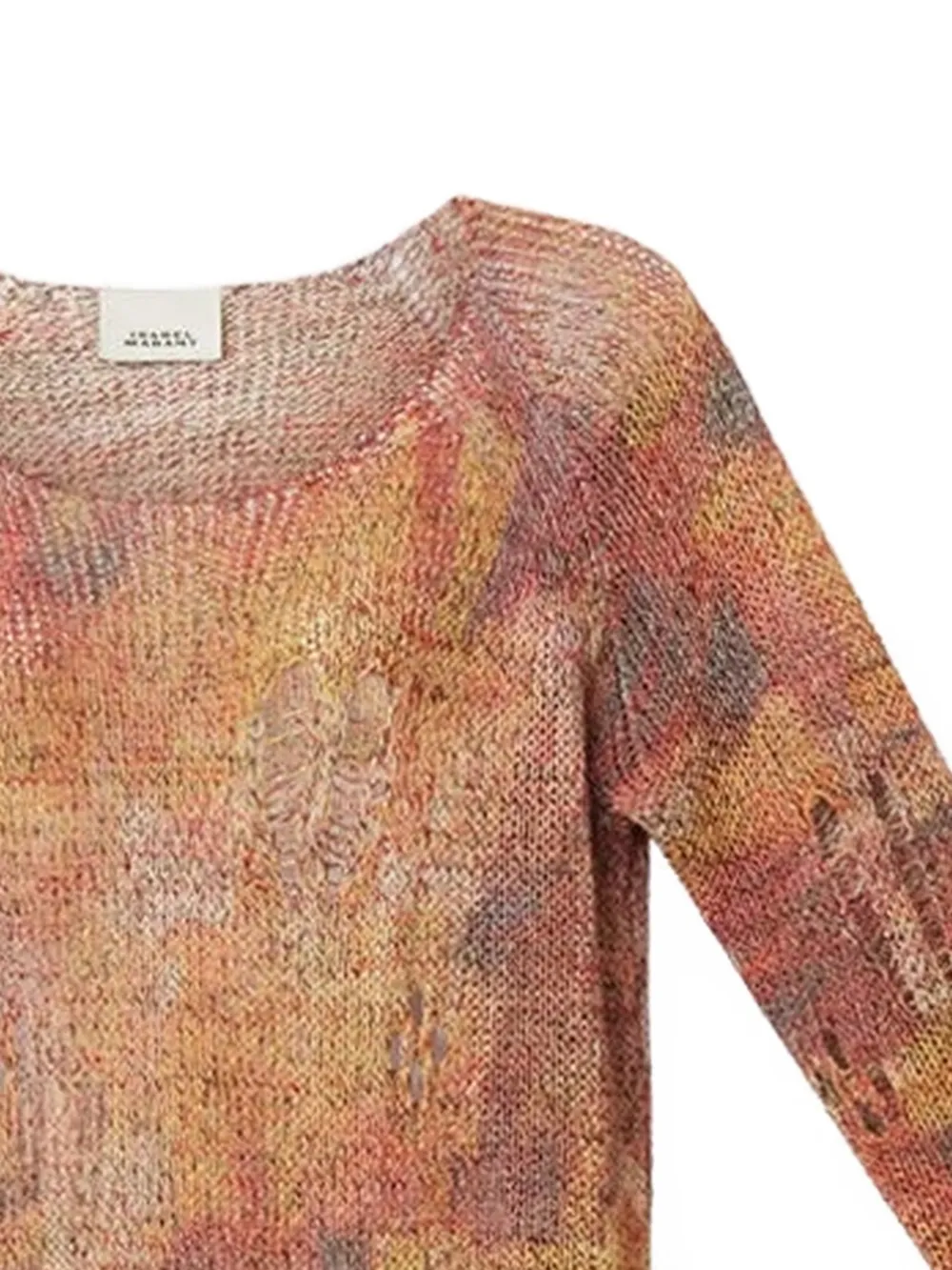 ISABEL MARANT Hymira gebreide jurk Oranje