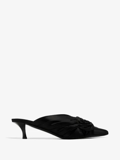 Givenchy Twist rose-detail mules