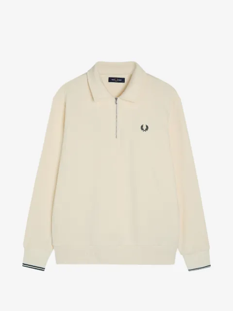 Fred Perry half-zip long-sleeve sweatshirt