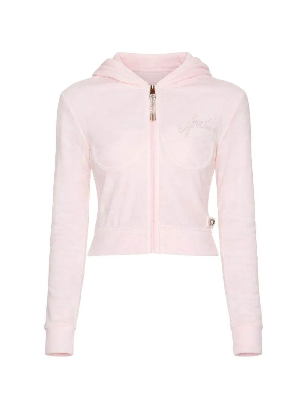 AREA logo-embellished hoodie - Rosa