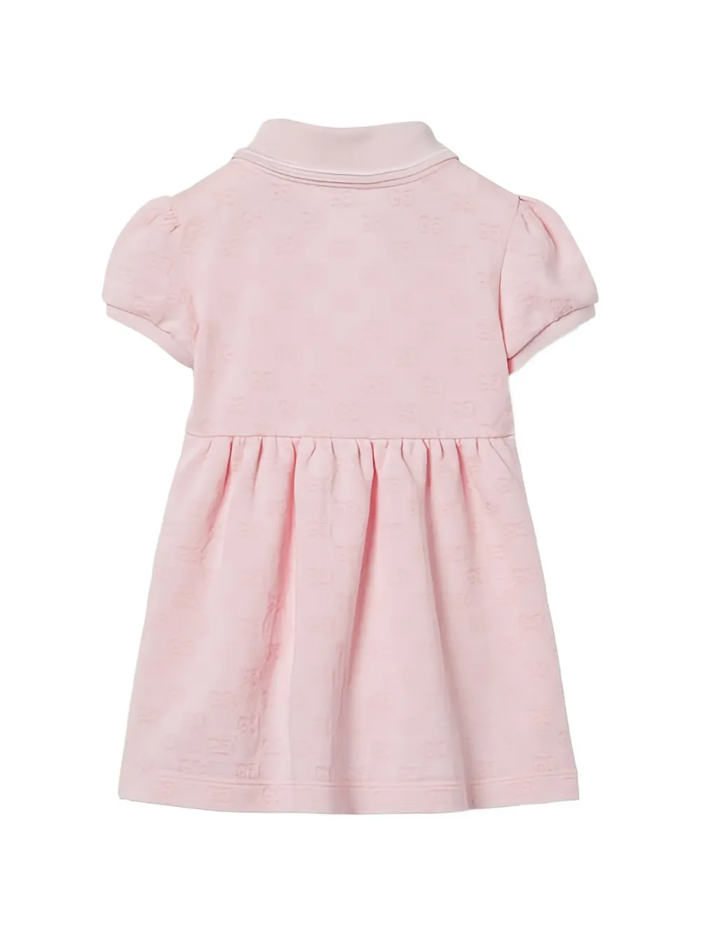  Gucci Kids Gg-pattern Dress - Pink 