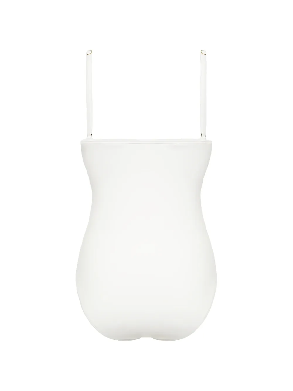 Michael Kors Badpak met V-hals en logodetail Wit