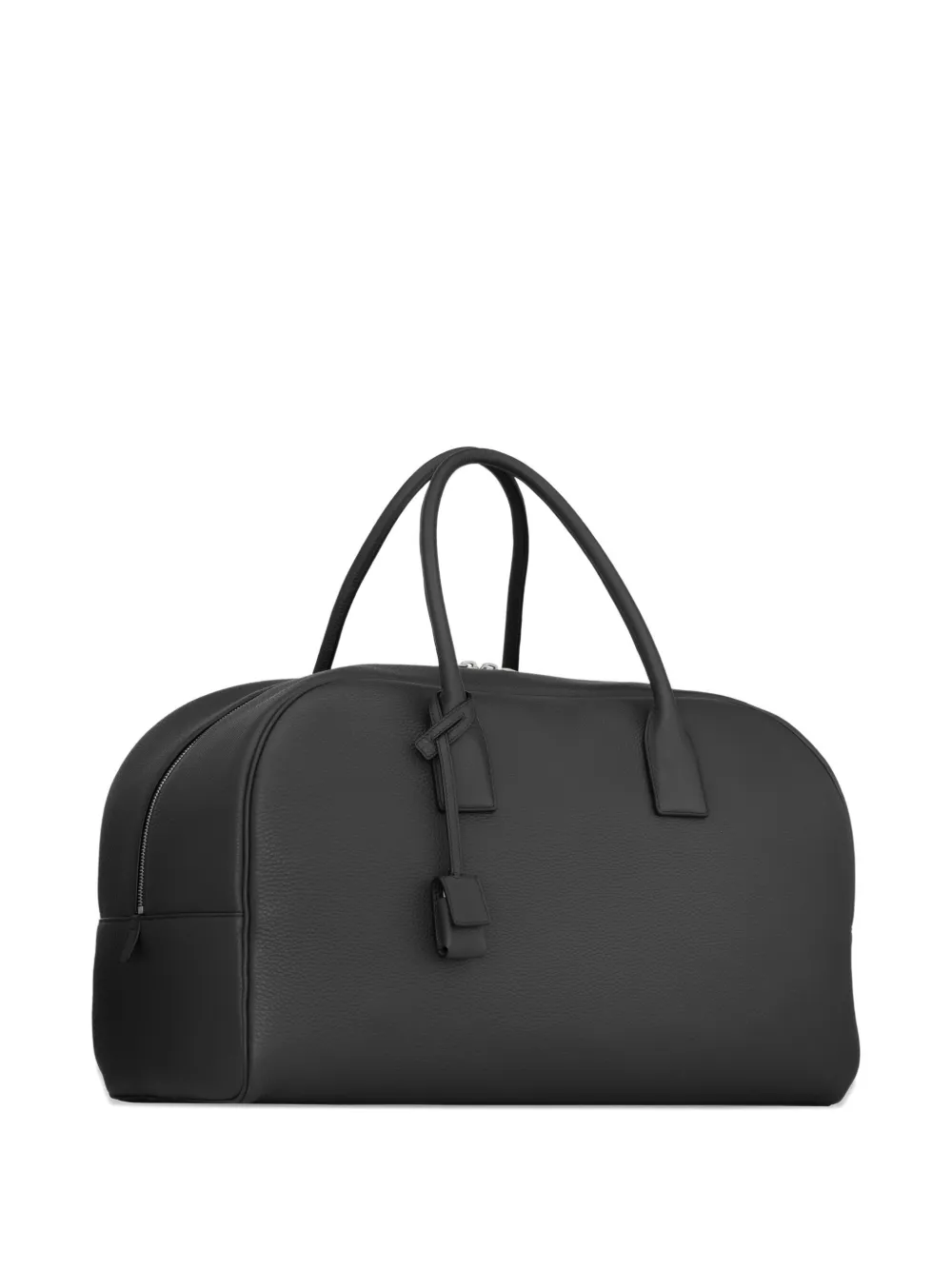  Saint Laurent Medium Leather Tote Bag - Black 