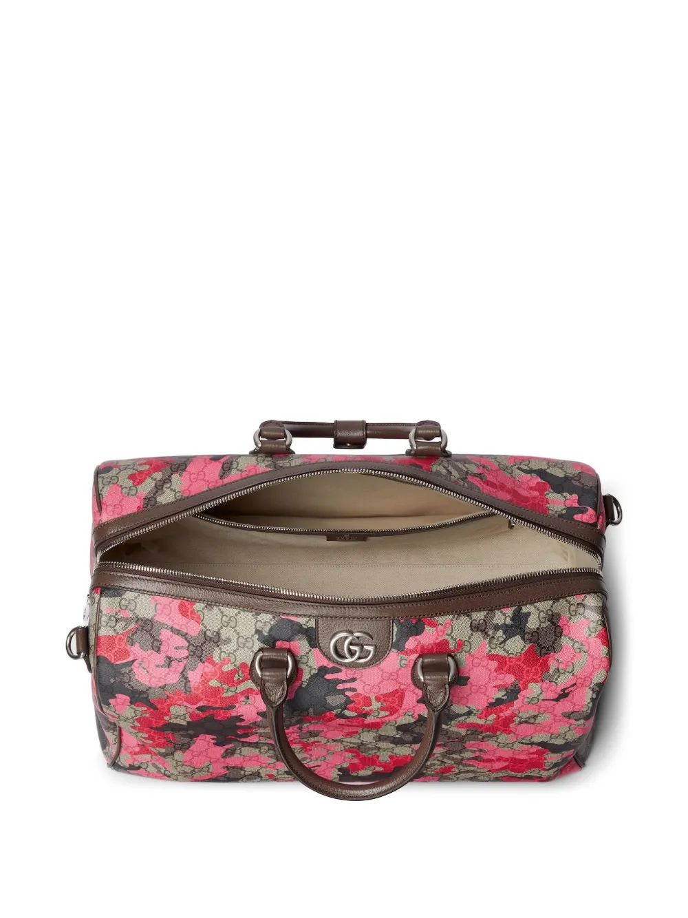 Gucci Medium reistas met GG-patroon Roze