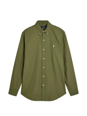 slim fit dress slacks Slim Fit Oxford Shirt College Green | Polo Ralph Lauren main image 0