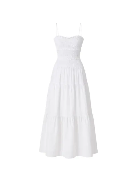 Michael Michael Kors shirred tiered maxi dress