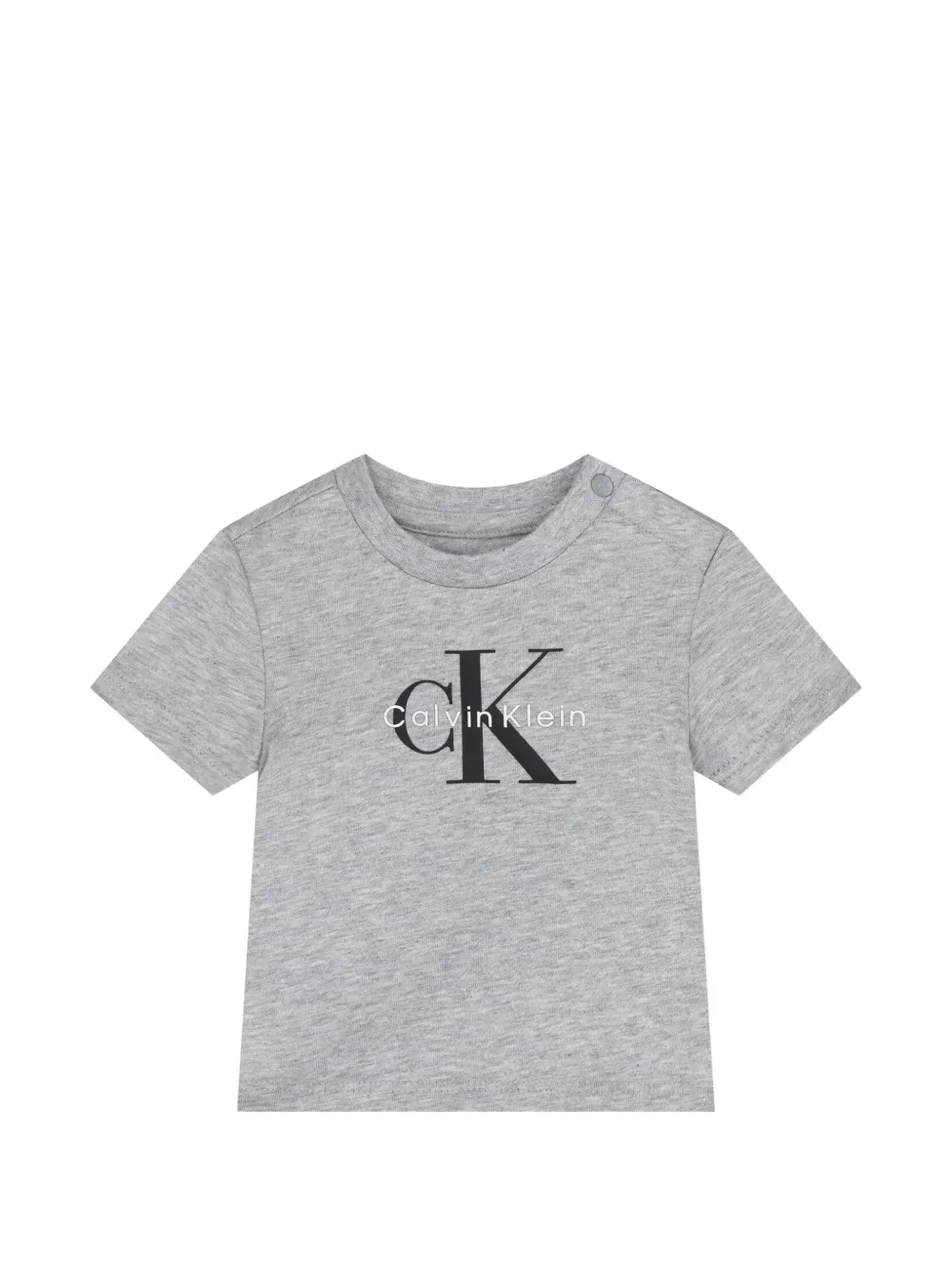 Calvin Klein Kids Romperset met logo Grijs