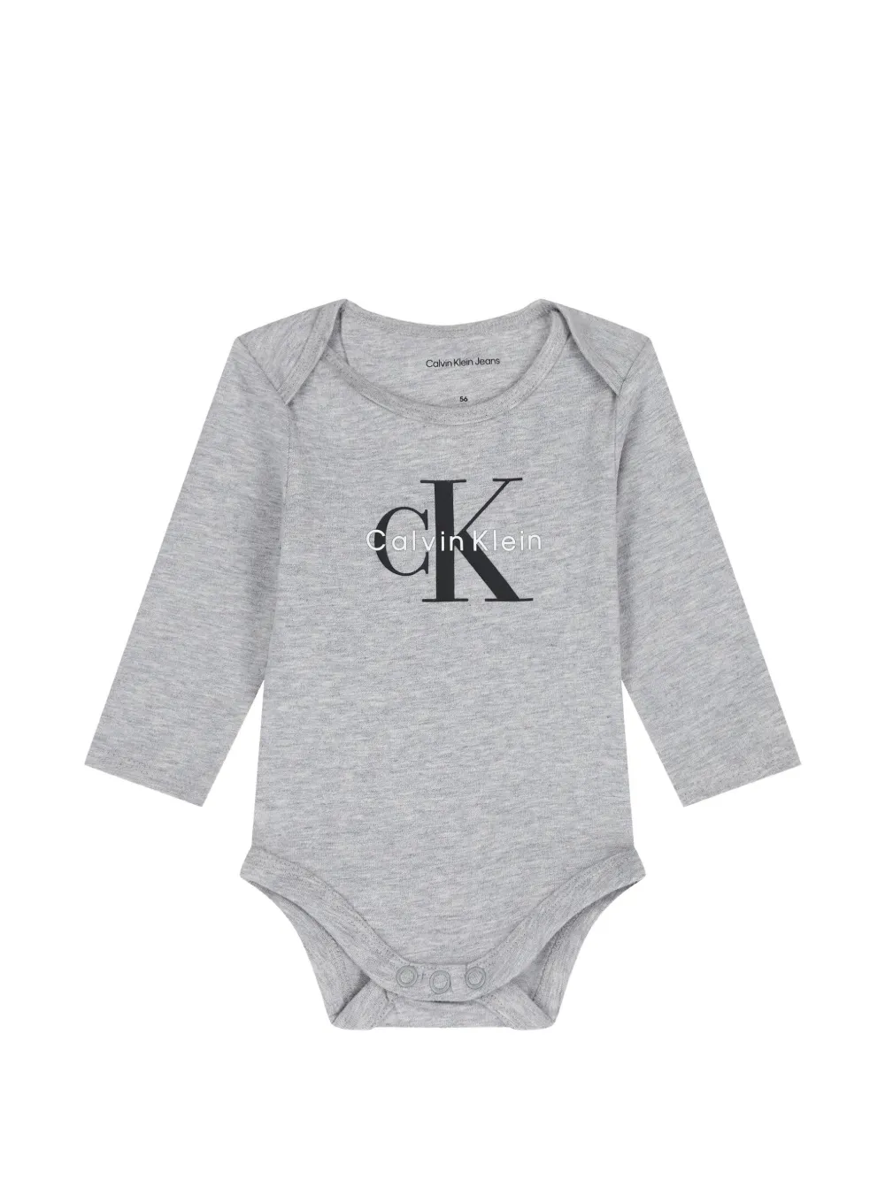Calvin Klein Kids Romperset met logo Grijs