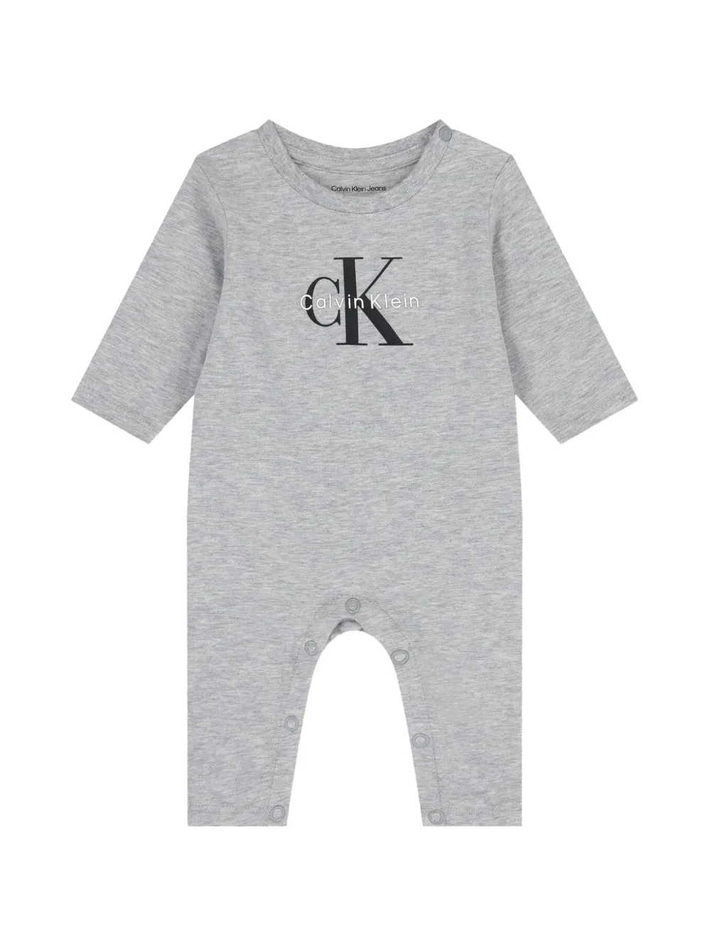 Calvin Klein Kids Romperset met logo Grijs