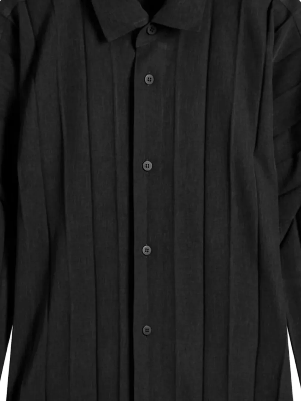 Pleated Button Shirt