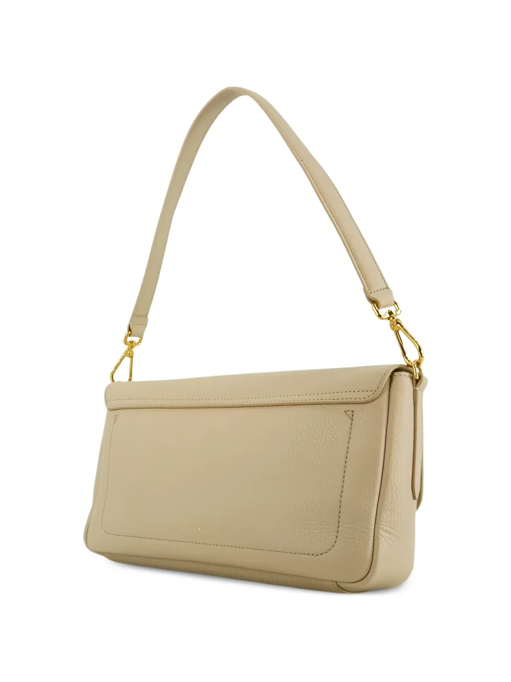 Coccinelle Grote C-ME schoudertas met slot Beige