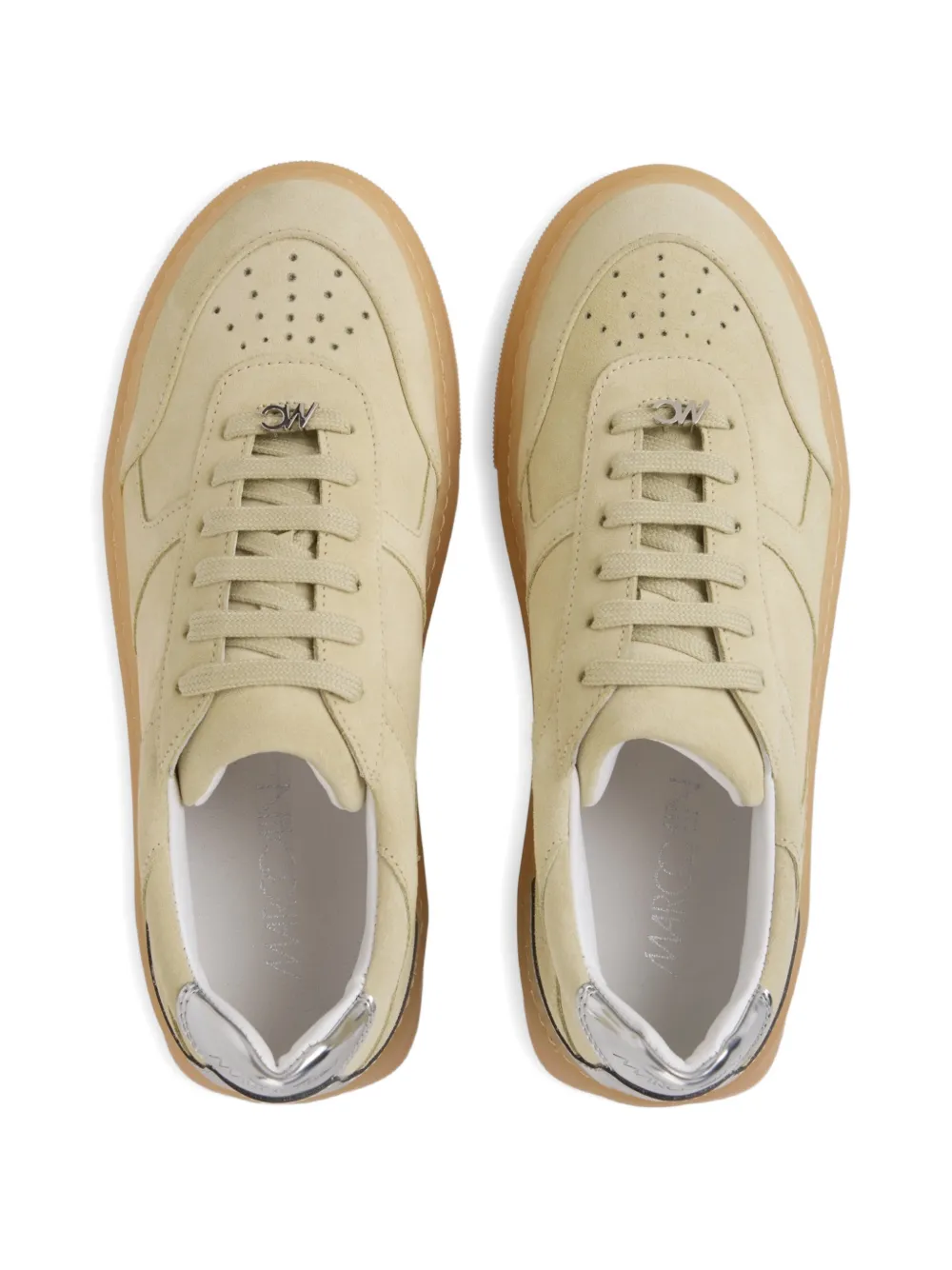 Perforated Panelled Sneakers