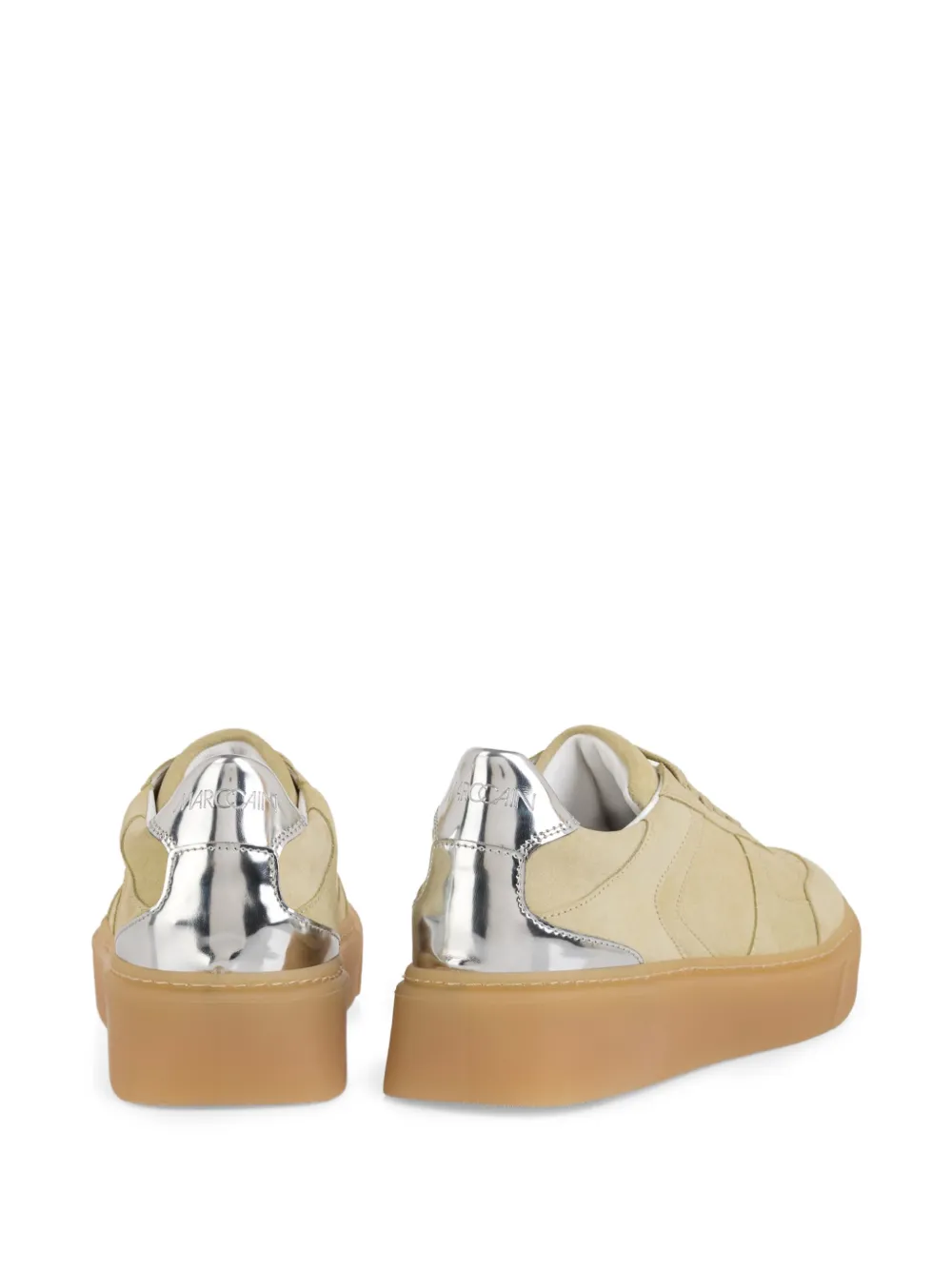 Perforated Panelled Sneakers