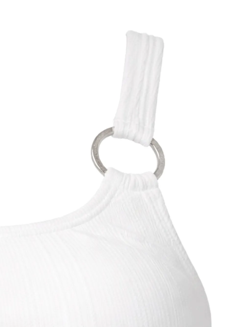  Michael Michael Kors One-shoulder Bikini Top - White 