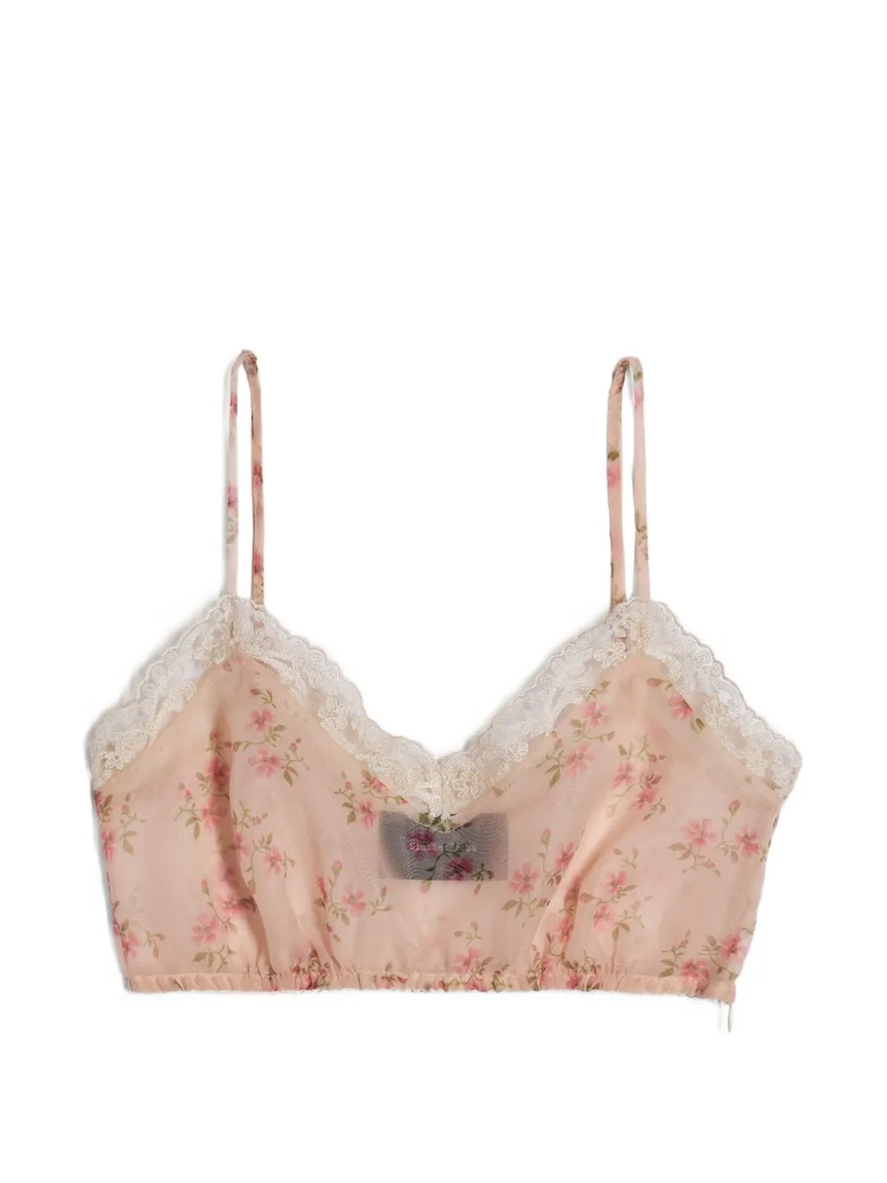 Simone Rocha floral lace bralette - Rosa
