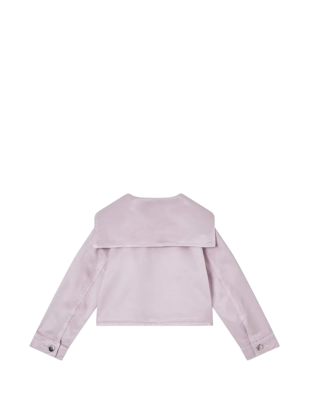 Emporio Armani Kids Cropped jack met knopen Paars