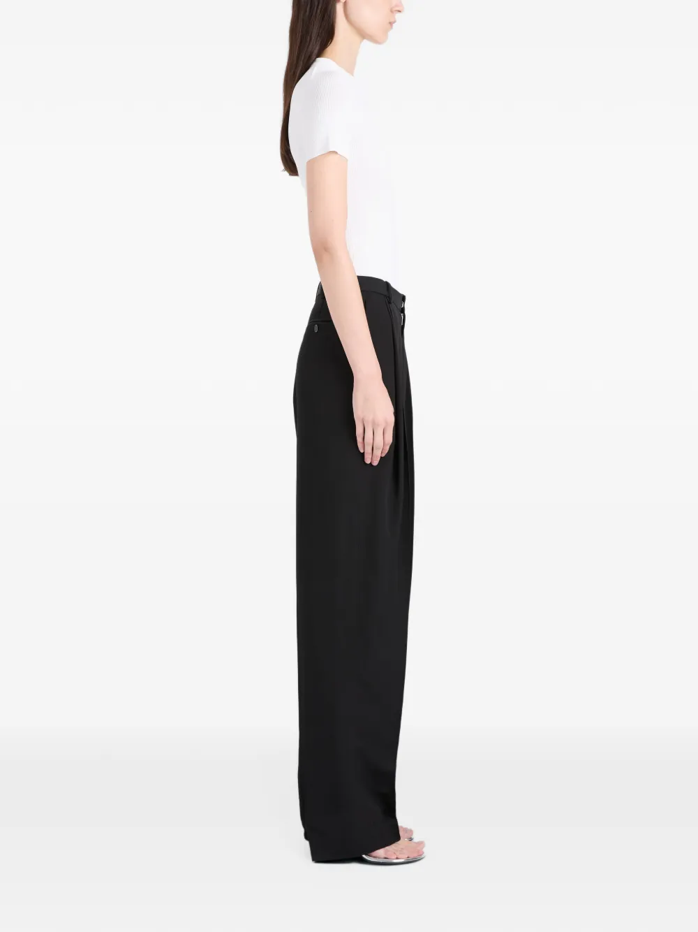 Proenza Schouler Geribbeld T-shirt Wit