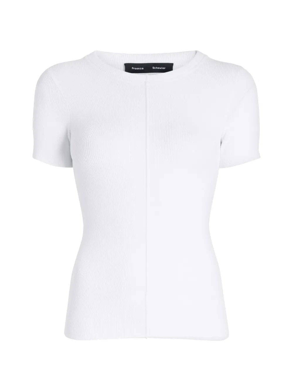 Proenza Schouler Geribbeld T-shirt Wit