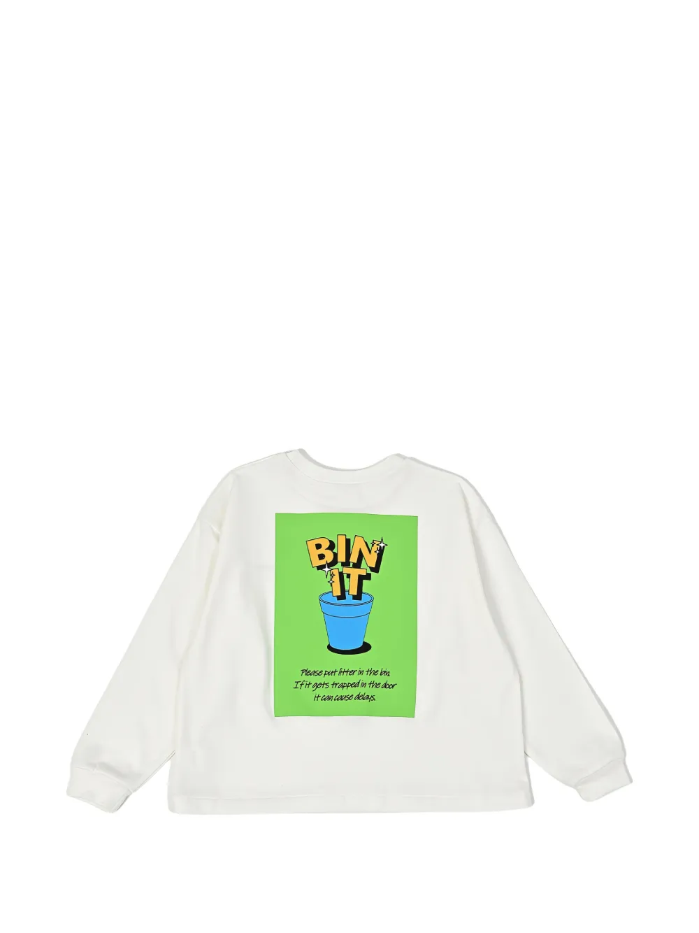  East End Highlanders Graphic Long-sleeved Sweatshirt - White 