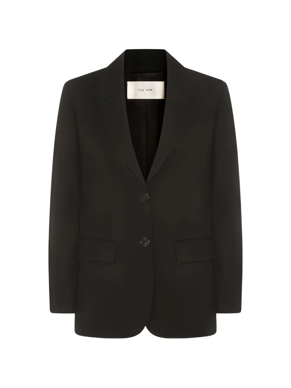 The Row notched-lapels buttoned blazer - Nero