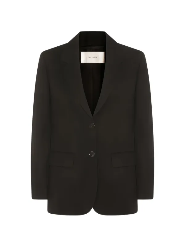 The Row Notched-lapels Buttoned Blazer in Black