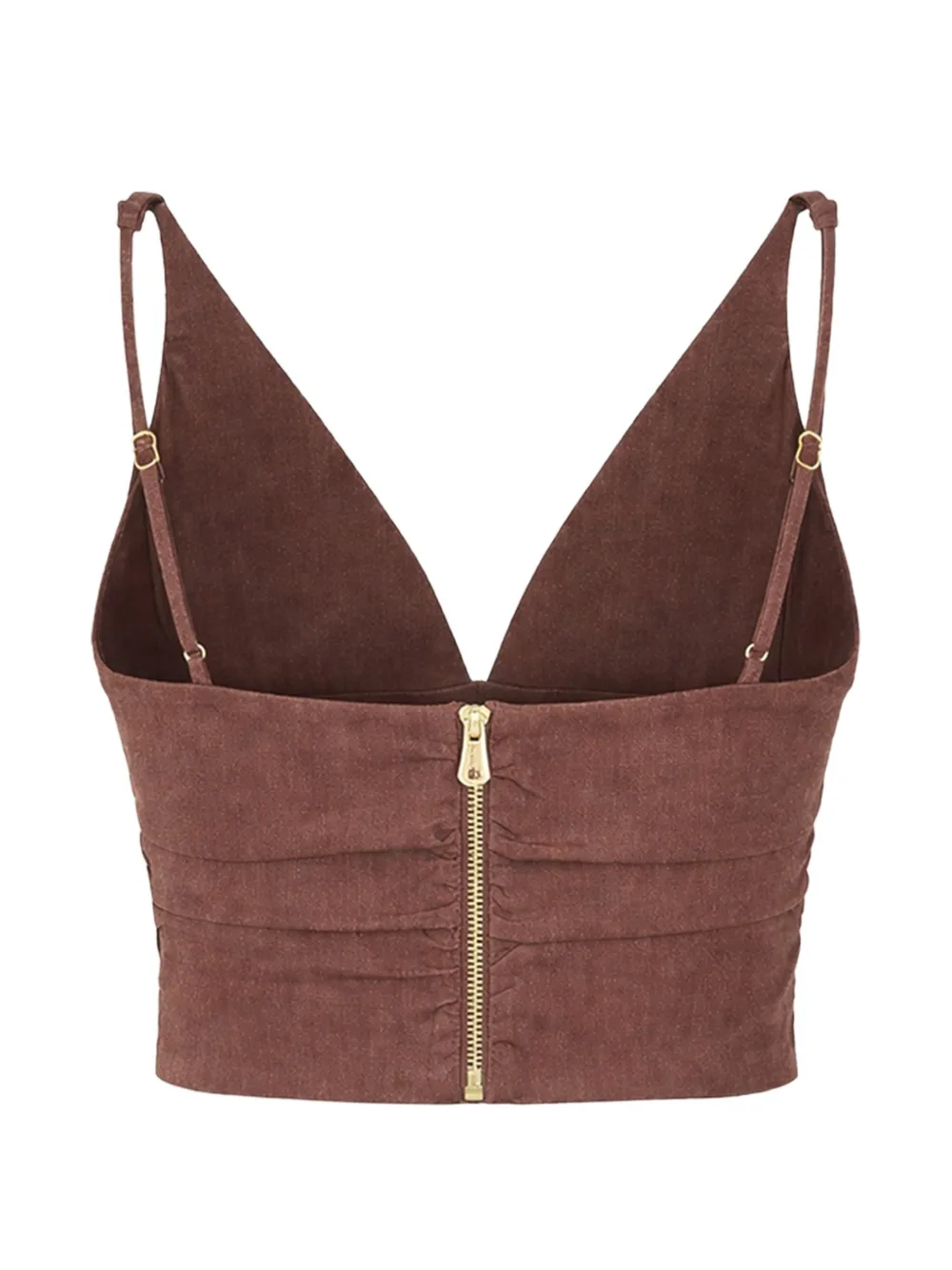 PINKO Top met V-hals Bruin