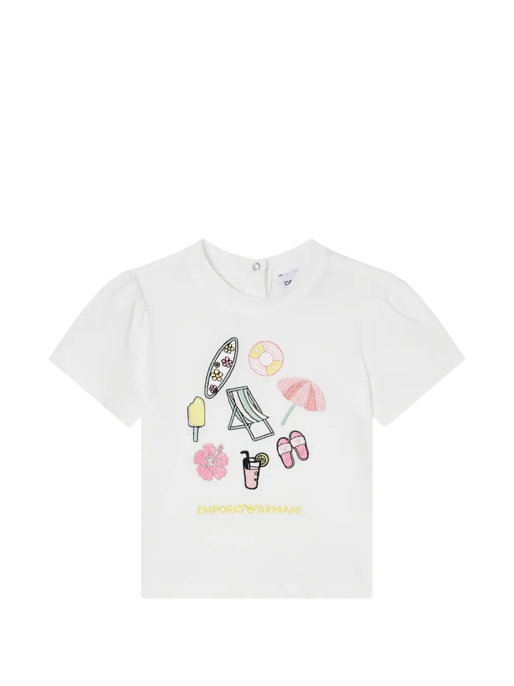 Emporio Armani Kids short-sleeve T-shirt - Bianco