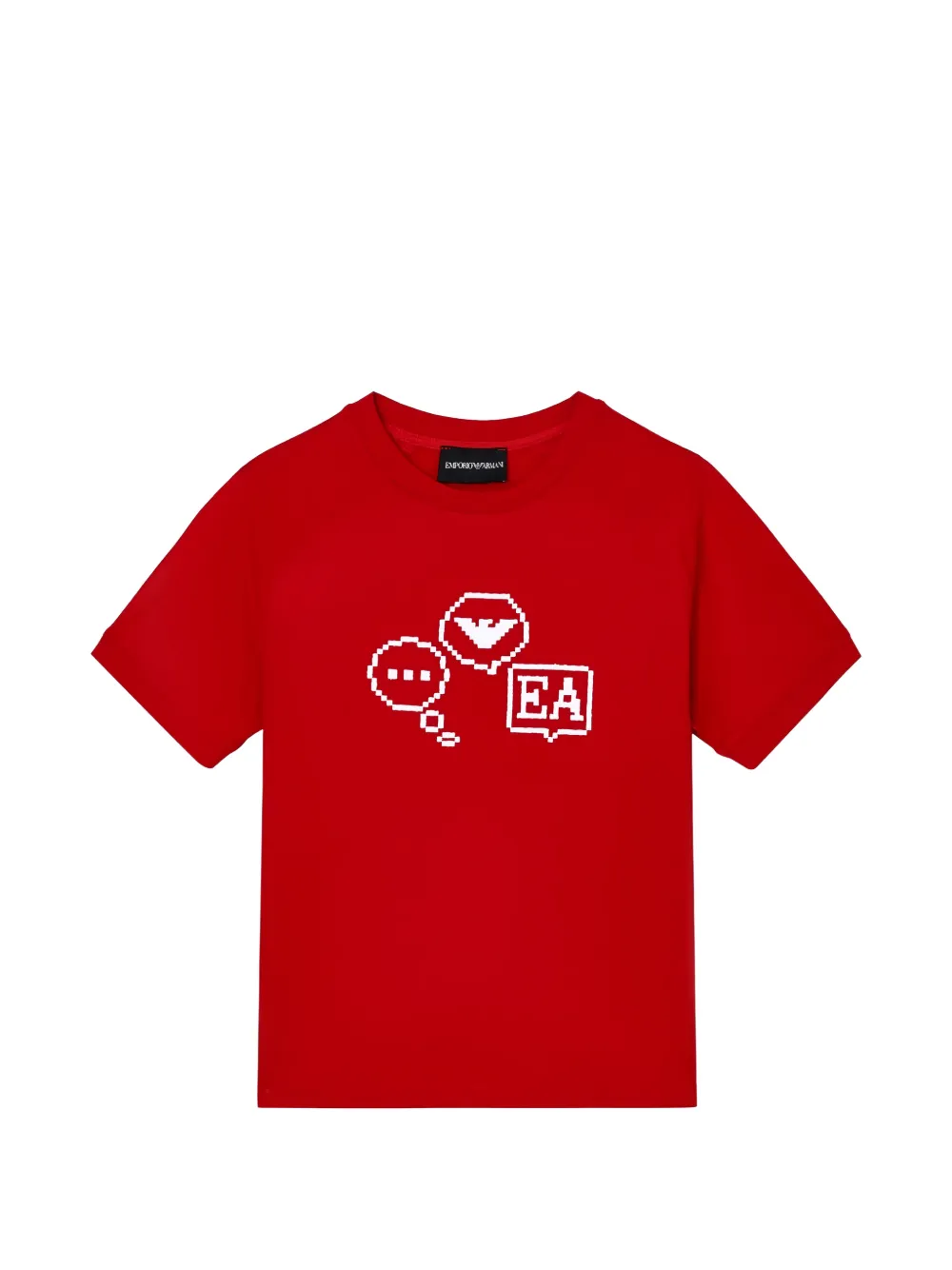 Emporio Armani Kids Lunar New Year graphic-print T-shirt - Rosso