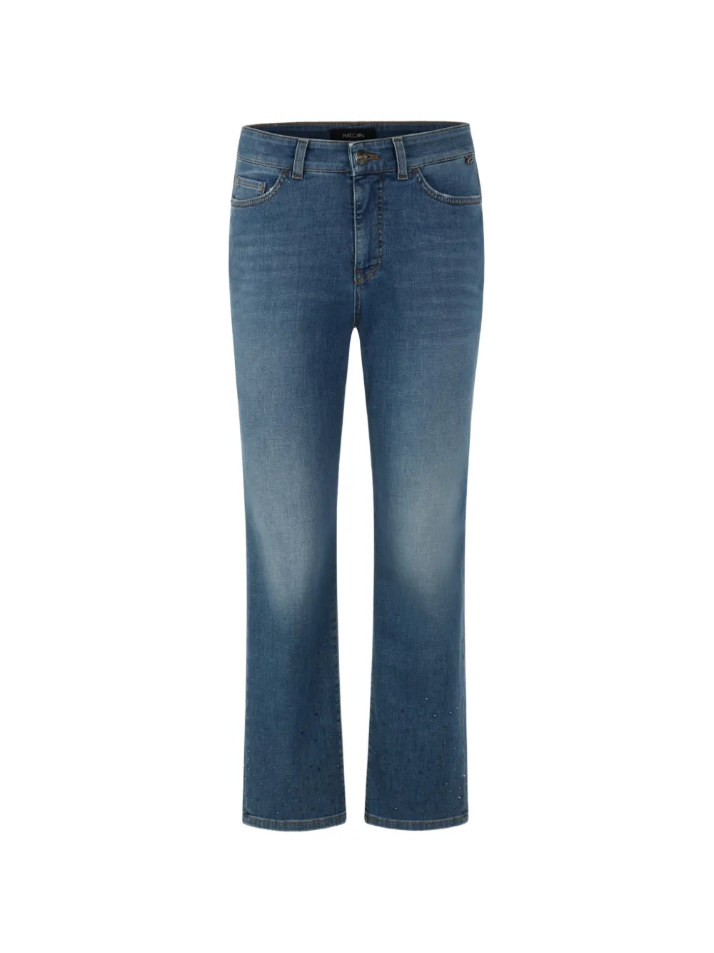 MARCCAIN Forli flared-leg embellishments jeans - Blu
