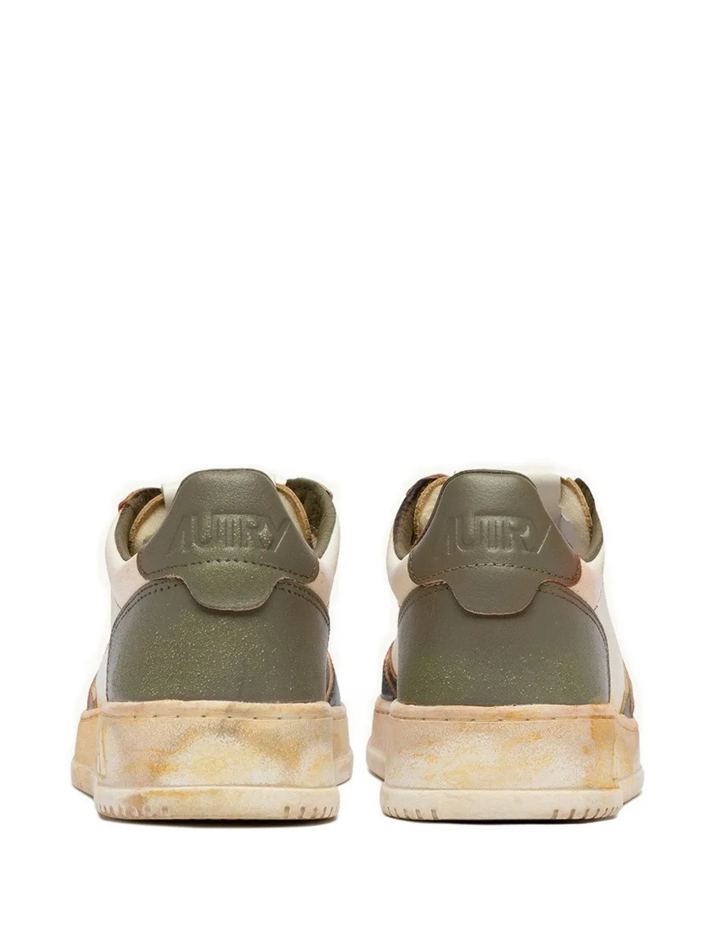 Autry Medalist Super Vintage sneakers met geperforeerde detail in de neus Wit