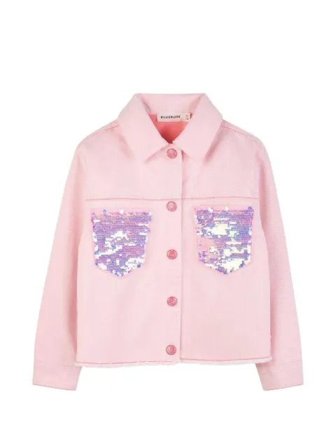 Billieblush sequin-embellished chest-pocket jacket