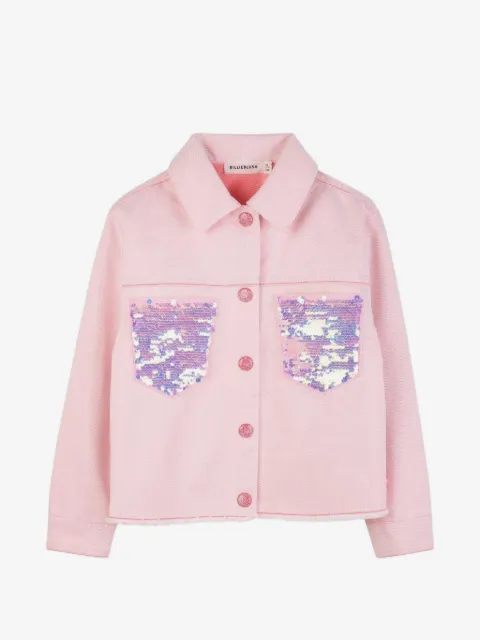 Billieblush chamarra bordada con lentejuelas