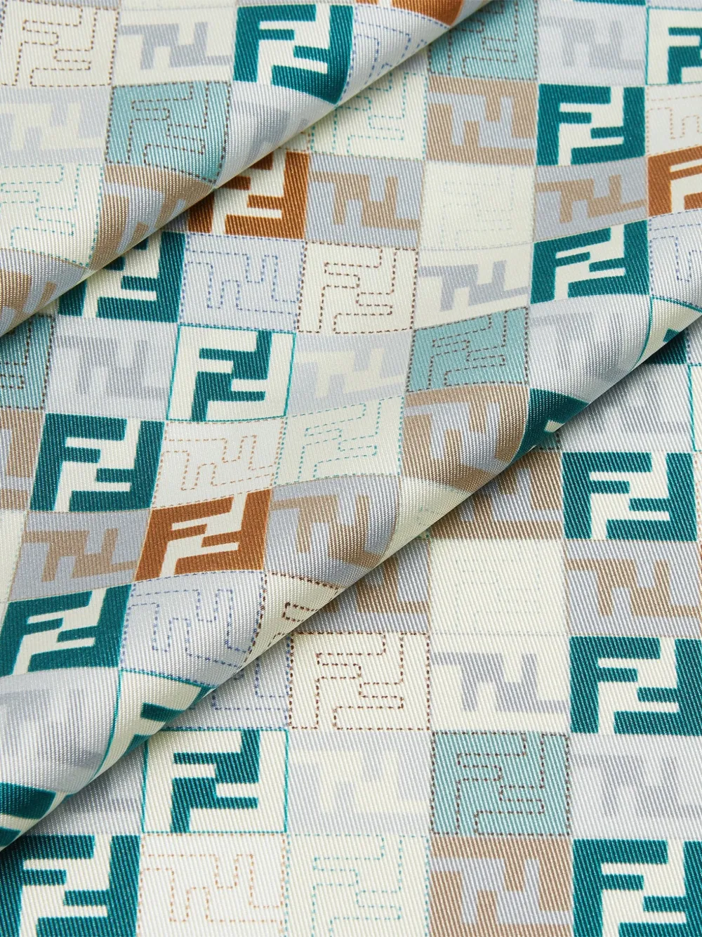  Fendi Ff-pattern Scarf - Neutrals 