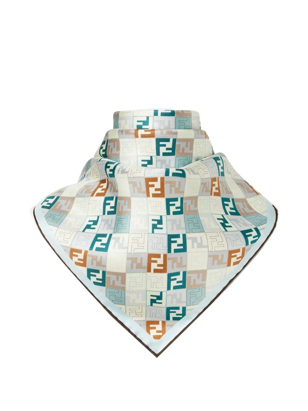  Fendi Ff-pattern Scarf - Neutrals 