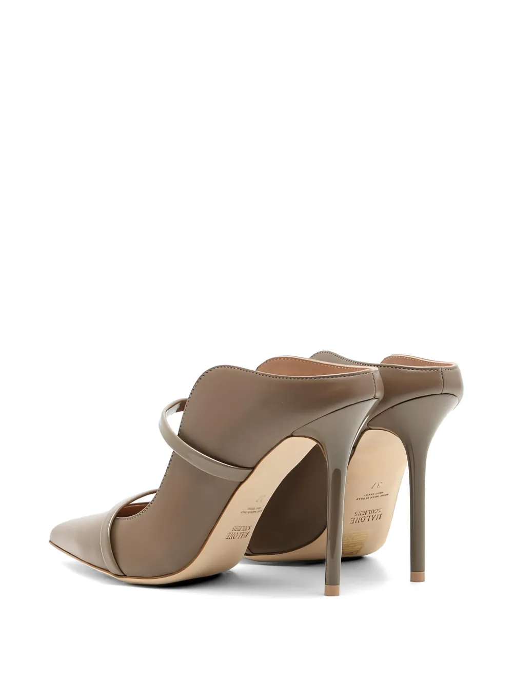 Malone Souliers Maureen 70 leather mules Beige