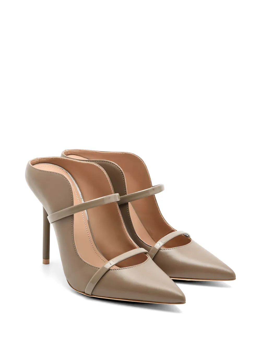 Malone Souliers Maureen 70 leather mules Beige