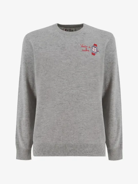 MC2 Saint Barth embroidered crew-neck sweater