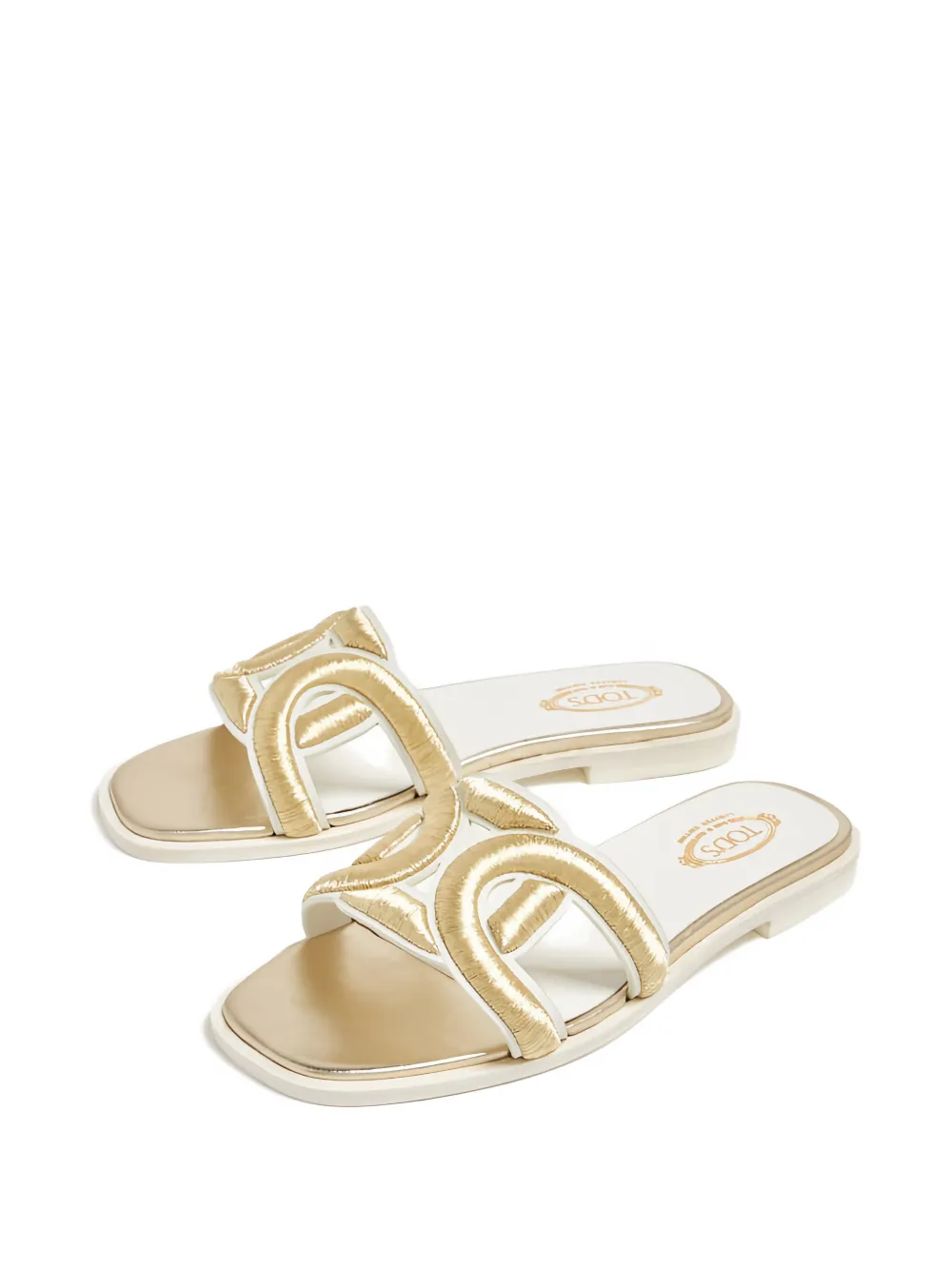 Tod's Kate sandalen met borduurwerk Wit