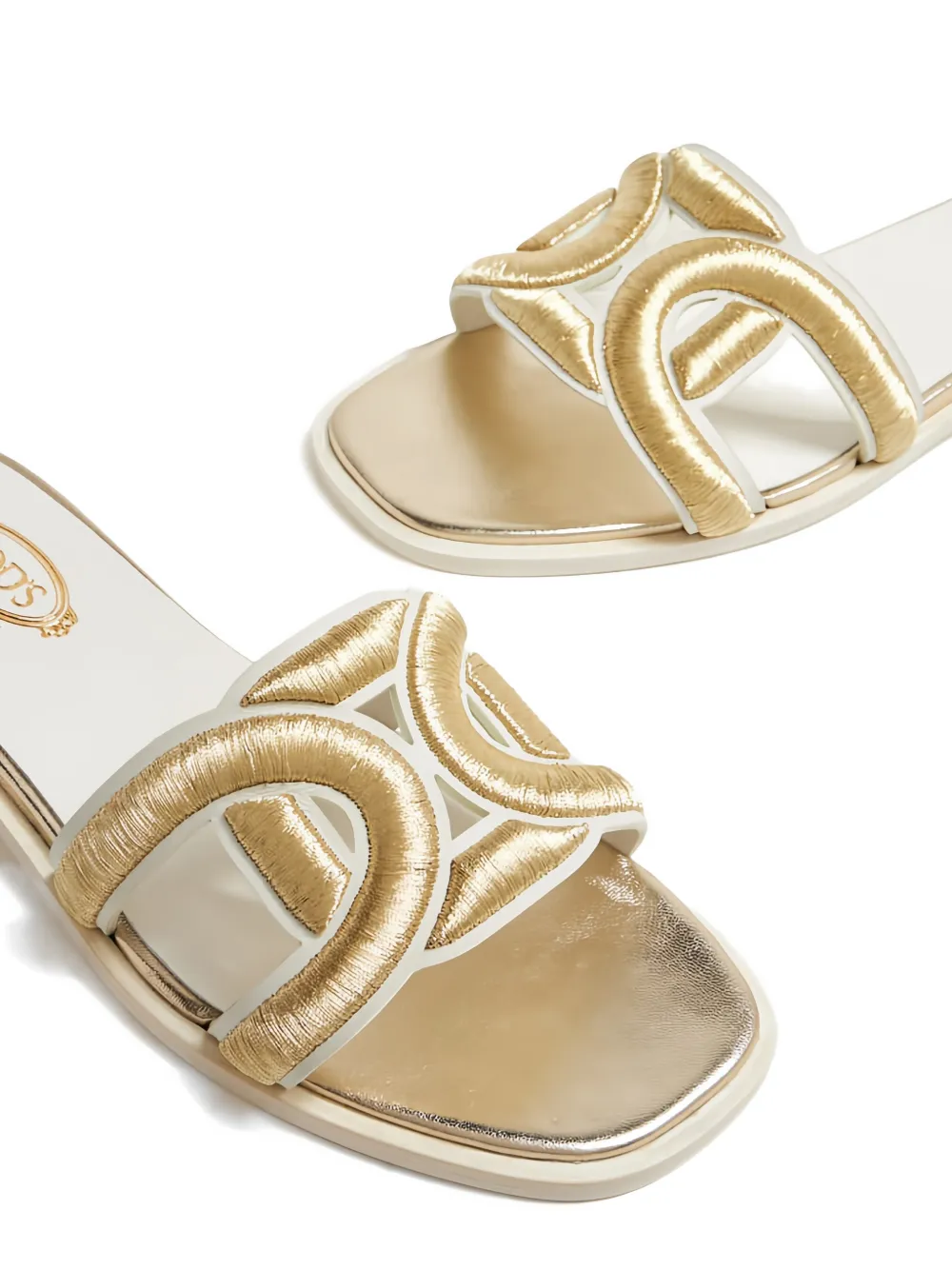 Tod's Kate sandalen met borduurwerk Wit