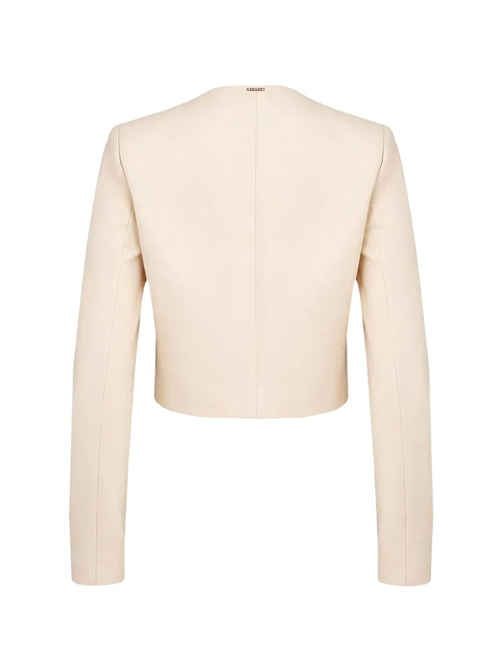  Twinset Floral Appliqué Jacket - Neutrals 